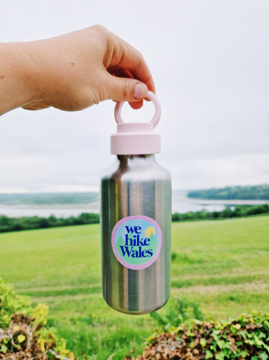 We Hike Wales Water Bottle