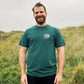 Unisex Run Tee in Green