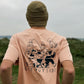 Unisex Run Tee in Peach