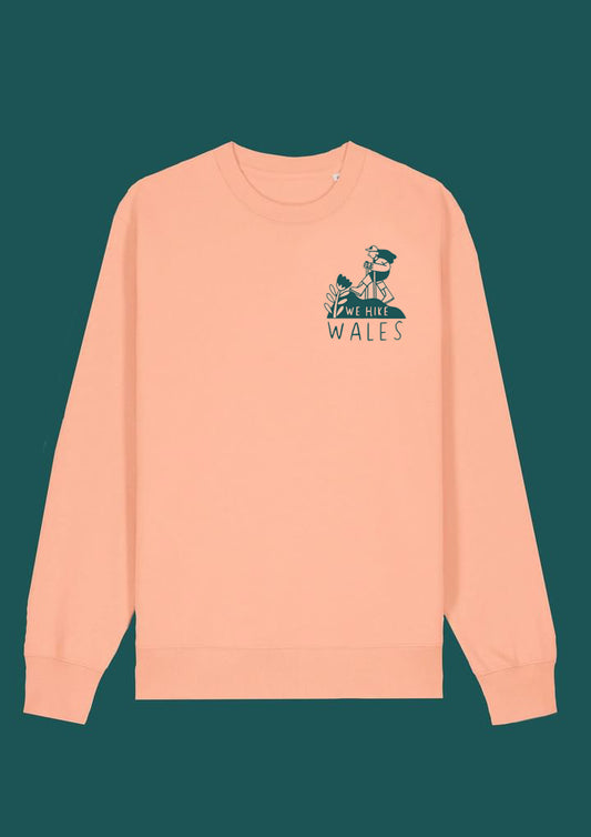 Unisex Hike Sweatshirt in Peach
