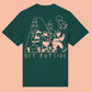 Unisex Run Tee in Green
